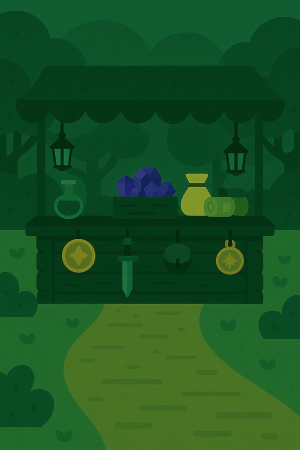 The trading post in the forest